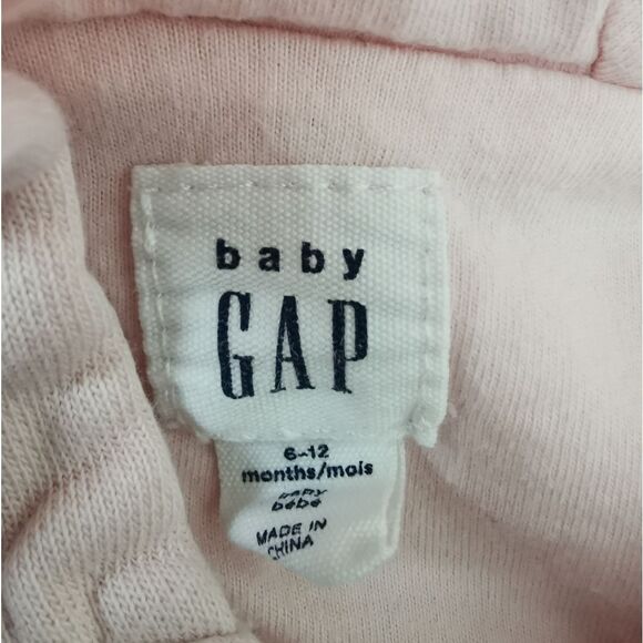 2/$15 Gap baby girl zip up hoodie 6-12 m - Picture 4 of 4